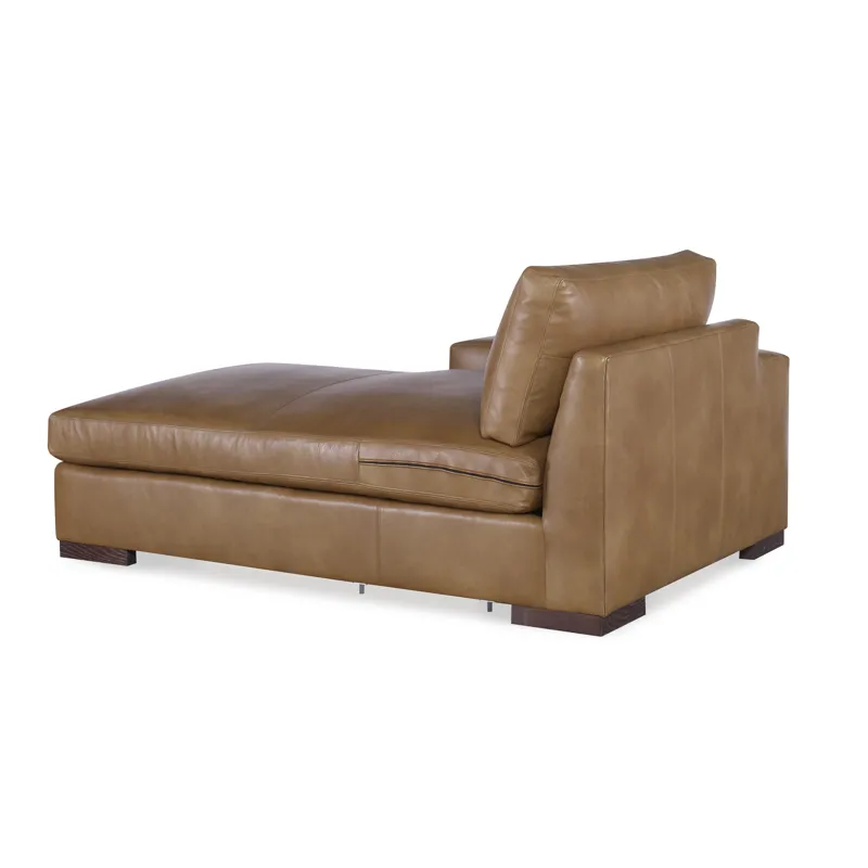 Century Leather Great Room Leather Laf Chaise