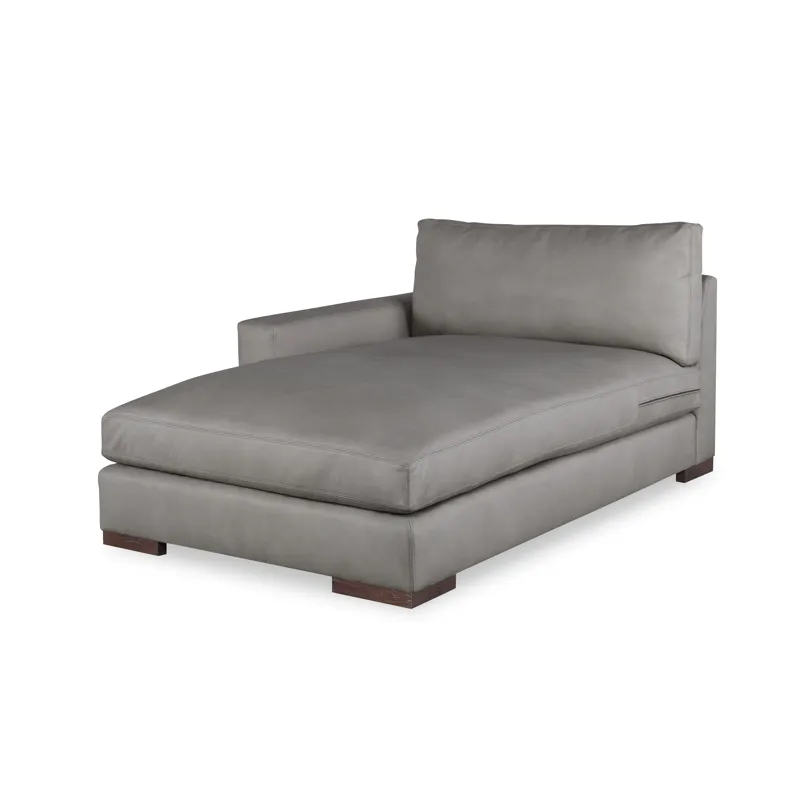 Century Leather Great Room Leather Laf Chaise