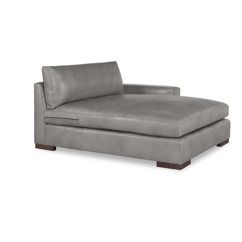 Century Leather Great Room Leather Raf Double Chaise