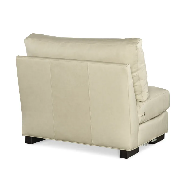 Century Leather Leatherstone Armless Chair N Half