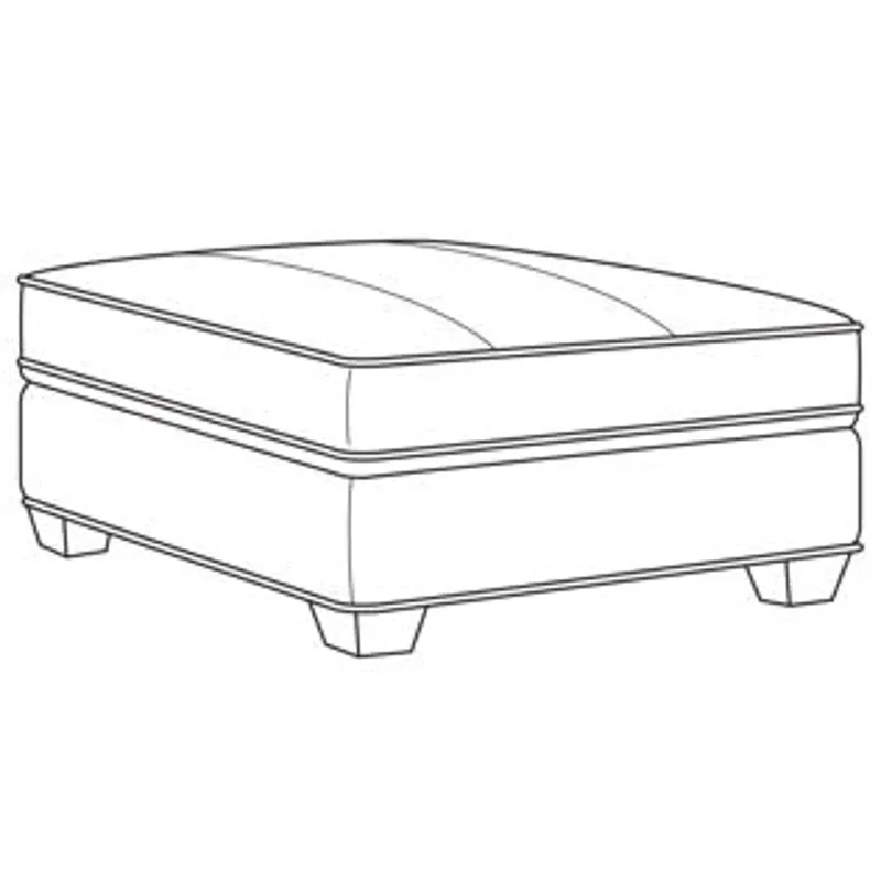 Century Leather Leatherstone Laf Bumper Ottoman