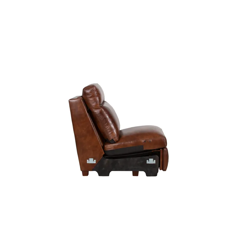 Century Leather Harrison Armless Chair