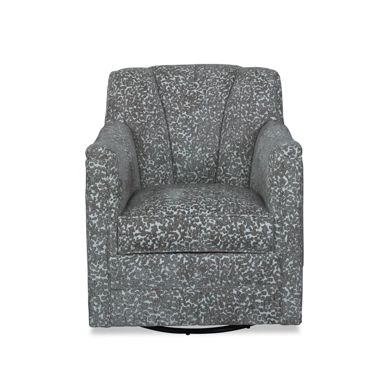 Century Leather Lombard Swivel Glider