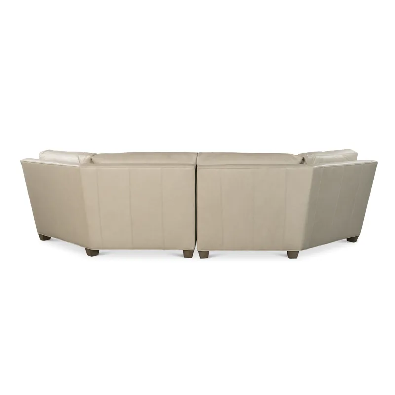 Century Leather Carsen Raf Wedge Sofa