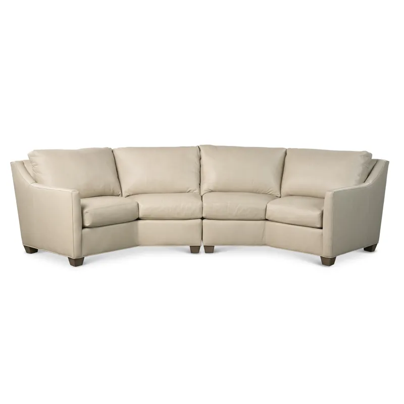 Century Leather Carsen Raf Wedge Sofa