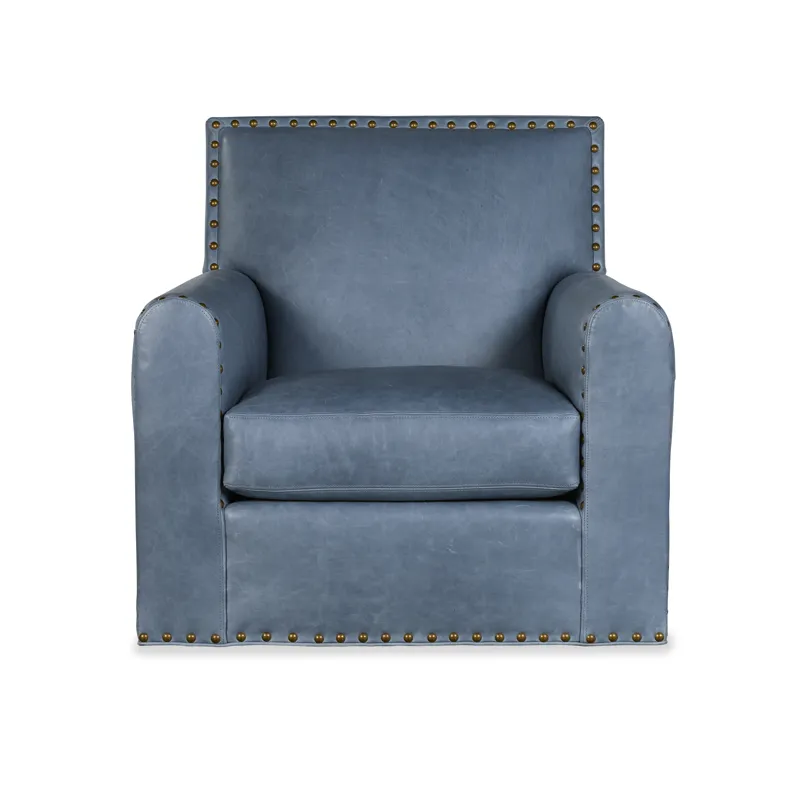 Century Leather Gaylen Swivel Chair