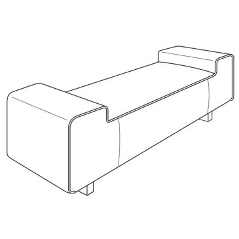 Century Home Elegance Tatami Bench Oak Base