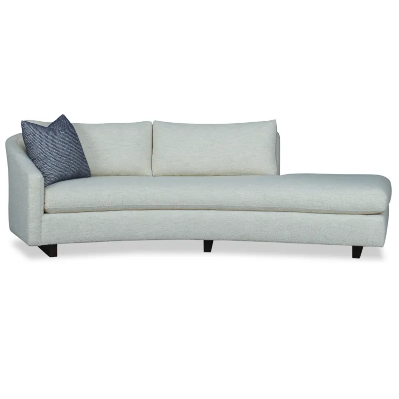 Century Home Elegance Zoie Laf Curved Sofa