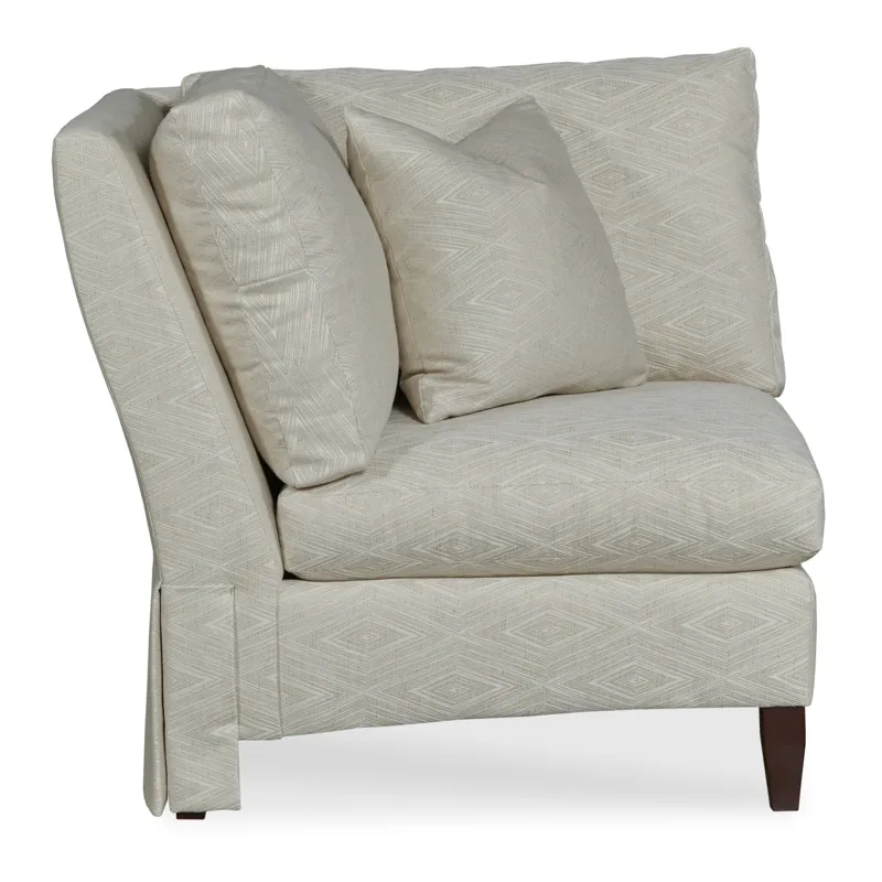 Century Home Elegance Sloane Skirted Corner Chair