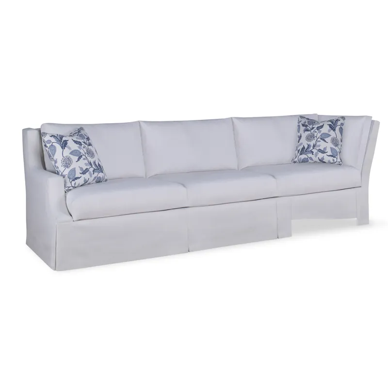 Century Home Elegance Sloane Skirted Laf Corner Sofa