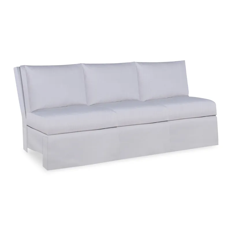 Century Home Elegance Sloane Skirted Armless Sofa
