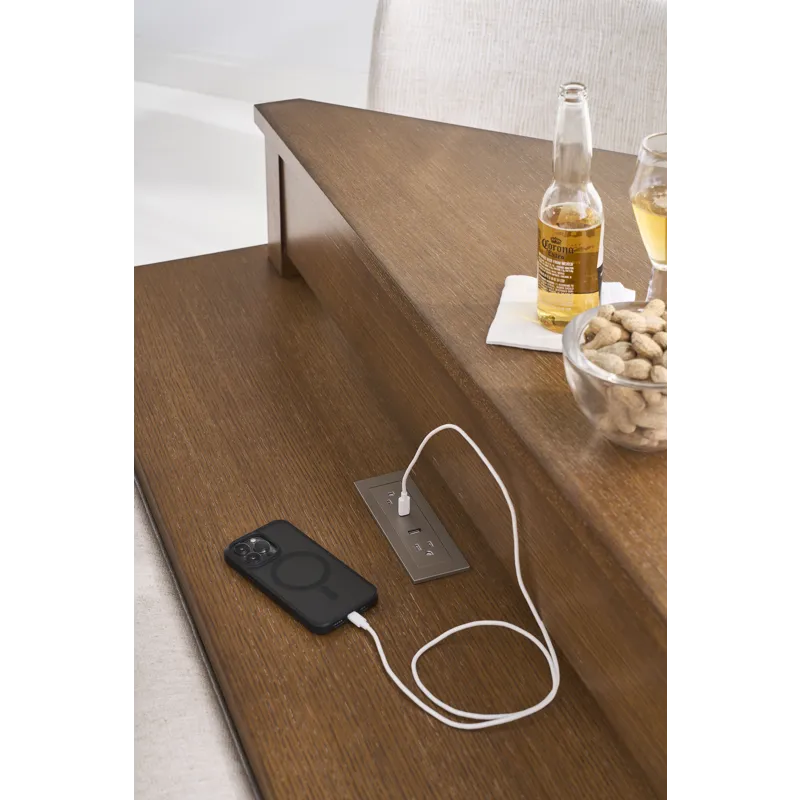 Century Home Elegance Great Room Oak Corner Table