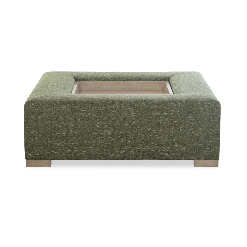 Century Home Elegance Rockford 48 Square Ottoman With Tray