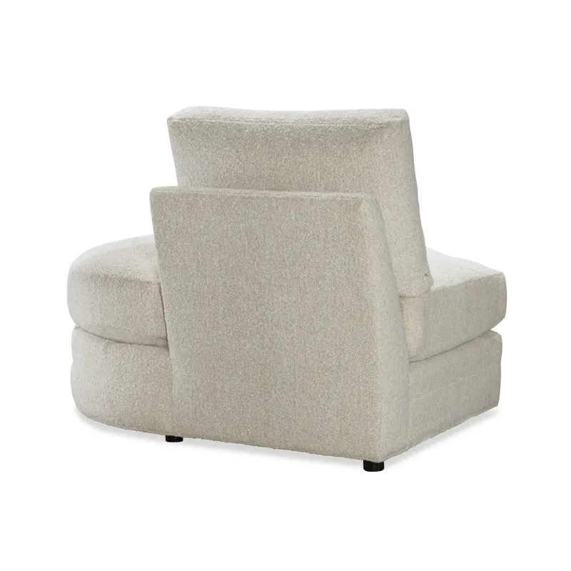 Century Home Elegance Cornerstone Raf Armless Round Chaise