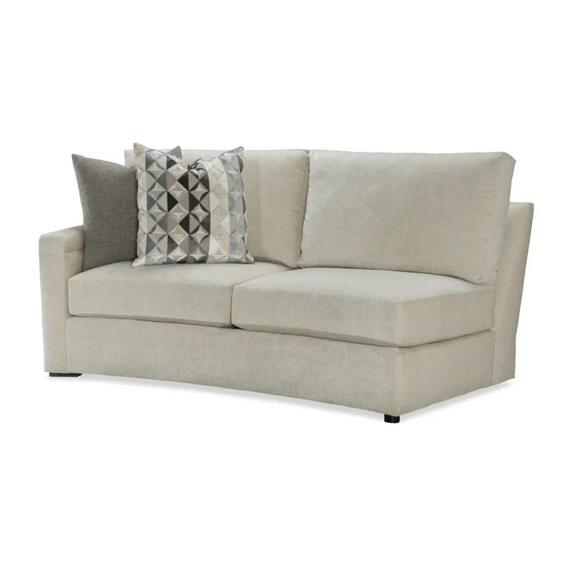 Century Home Elegance Cornerstone Curved Laf Love Seat