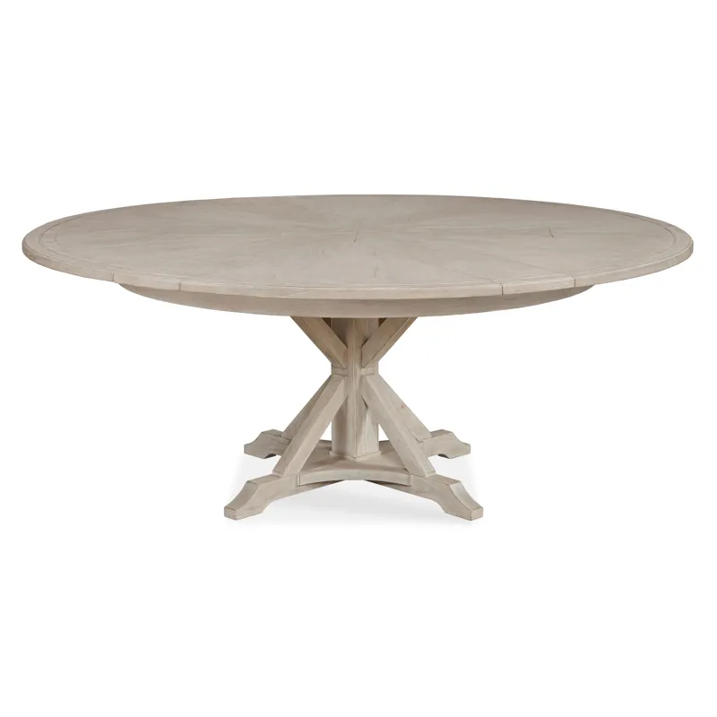 Monarch Collin Expandable Dining Table-White