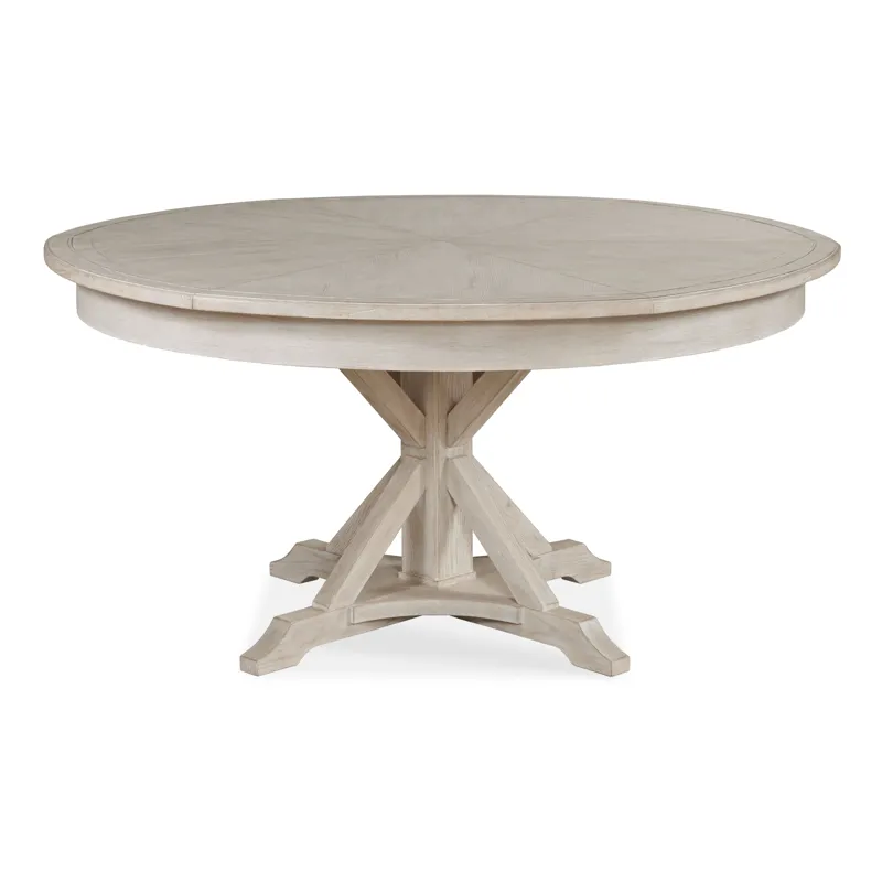 Monarch Collin Expandable Dining Table-White