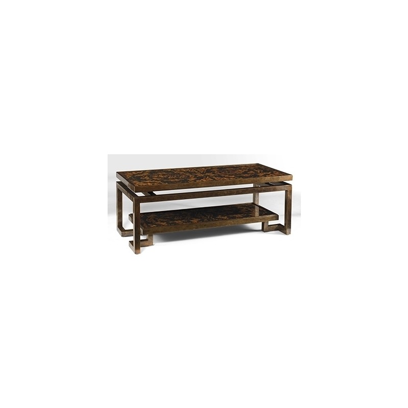 Oscar De La A Collection Tortoise Parchment And Br Tail Oscar De La A Collection Tortoise Parchment And Br Tail Table