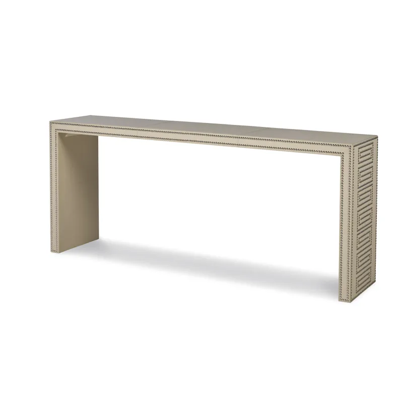 Grand Tour Furniture Greek Key Console Table Cream