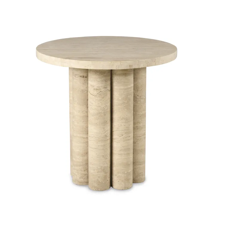 Grand Tour Furniture Tivoli Accent Table Travertine