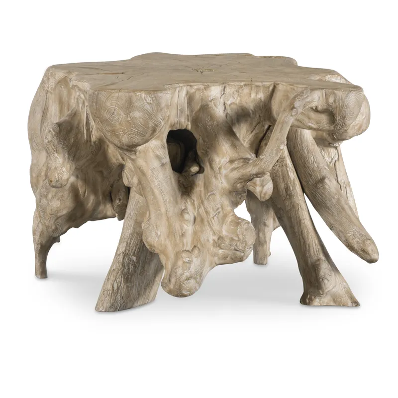 Grand Tour Furniture Natural Teak Root Coffee Table Light