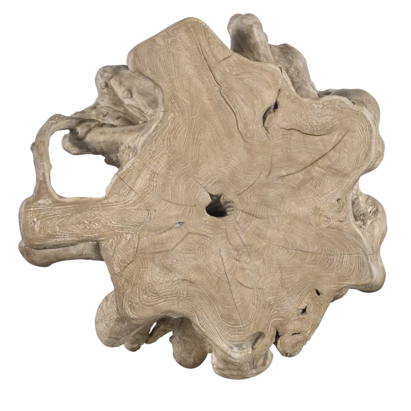 Grand Tour Furniture Natural Teak Root Coffee Table Light