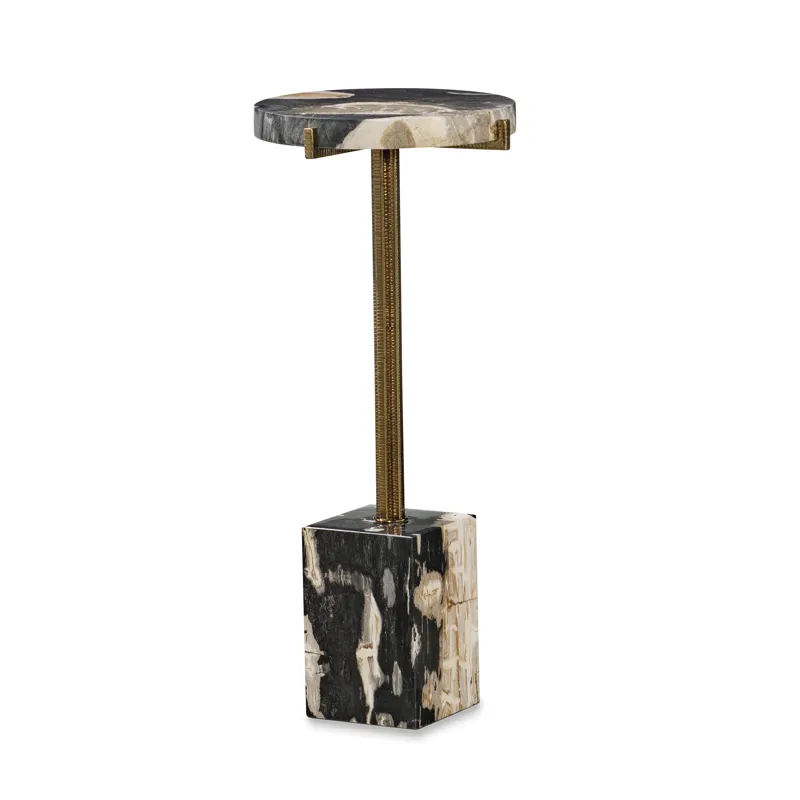 Grand Tour Furniture Acme Petrified Wood Drinks Table