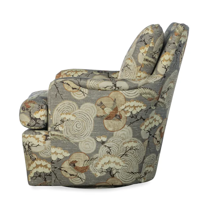 Century Signature Gable Swivel Chair