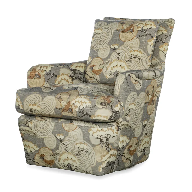 Century Signature Gable Swivel Chair