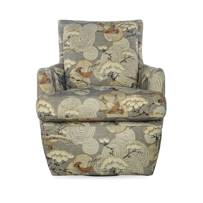 Century Signature Gable Swivel Chair