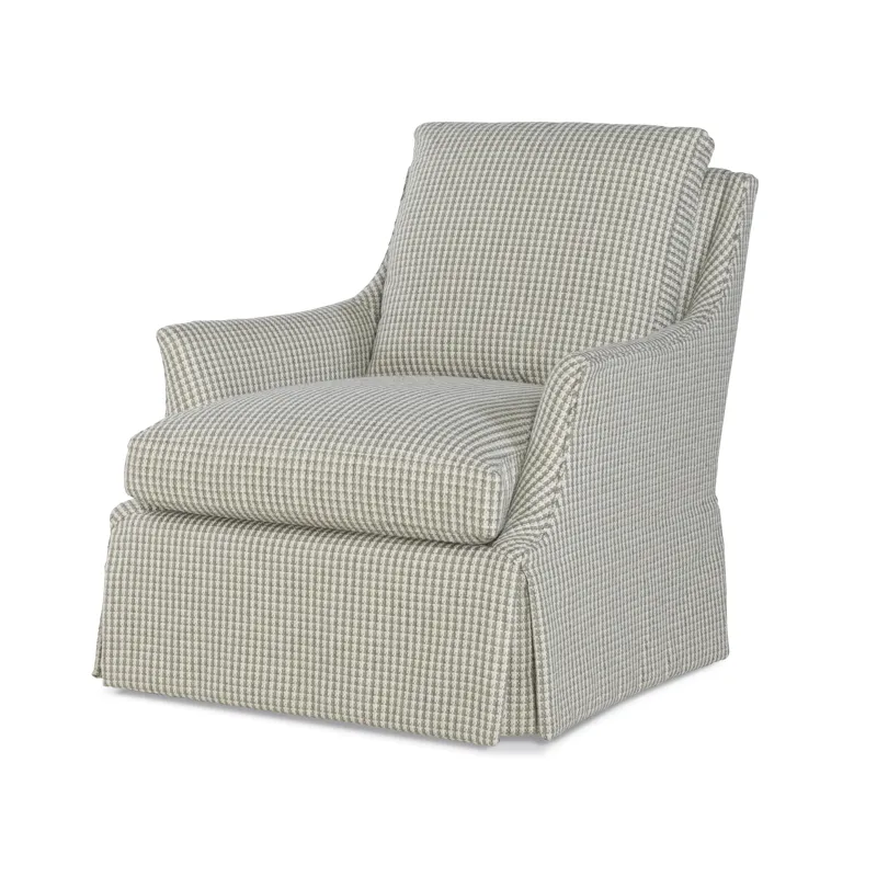 Century Signature Lainee Skirted Swivel Chair