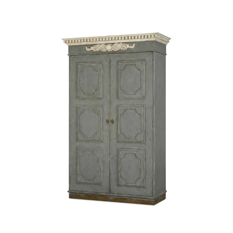 Tara Shaw Casegoods Fountainebleau Wardrobe(Aged Slate)