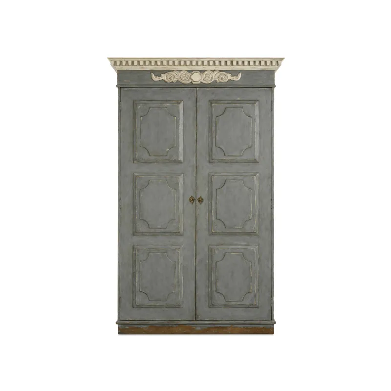 Tara Shaw Casegoods Fountainebleau Wardrobe(Aged Slate)
