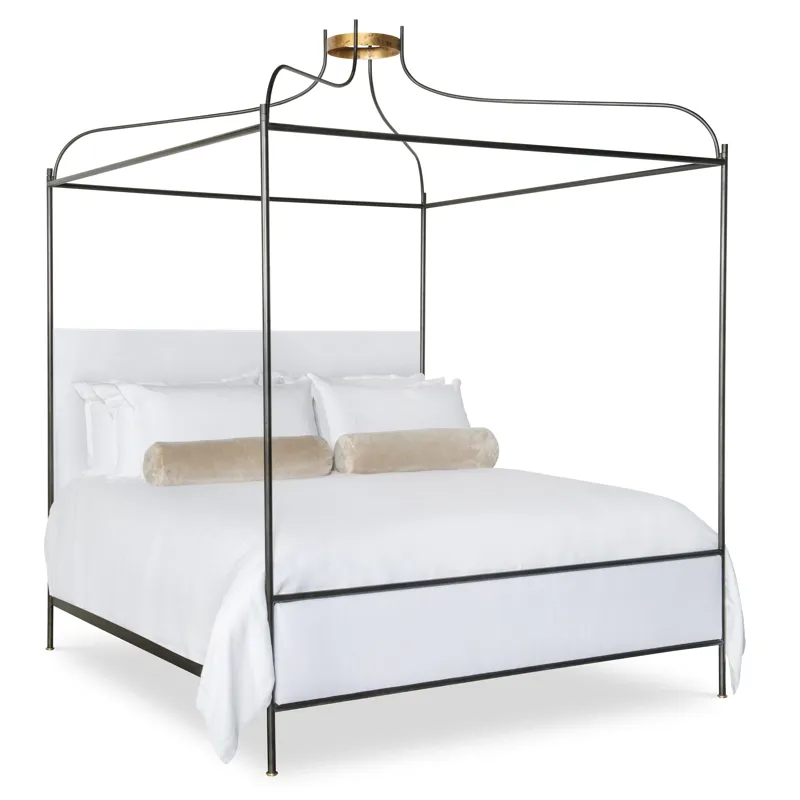 Tara Shaw Casegoods Venetian Bed W/Canopy Square Headboard - King
