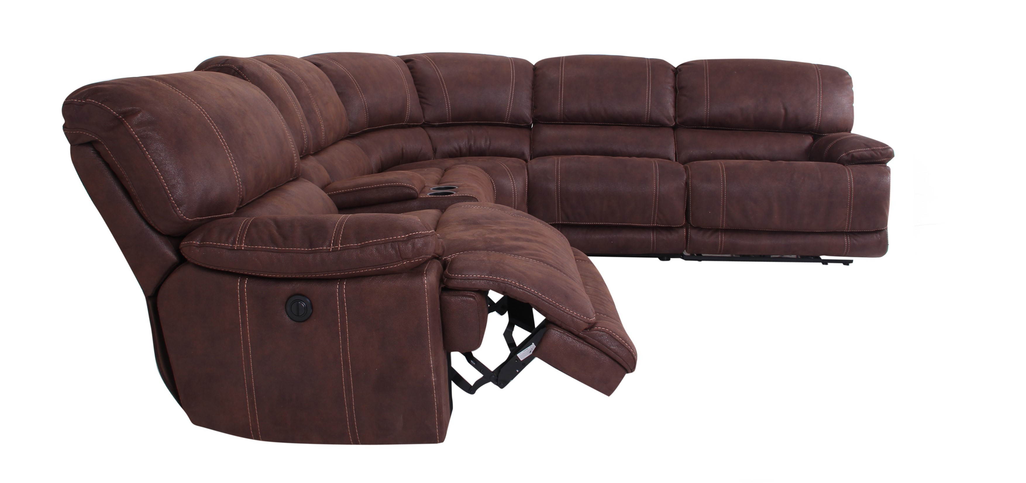 6 PC Reclining Sectional X8698MOLDB by Cheers Manwah at Old Brick