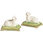 43-0036 Lambs/grn Pillows-pr