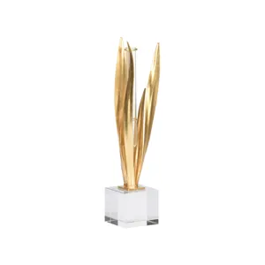Gold Leaf Vase