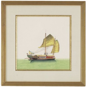 31-0003b Chin.junk Sail-half