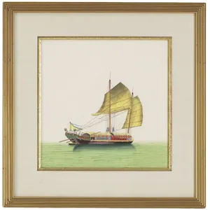 31-0003b Chin.junk Sail-half