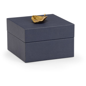 Leaf Box - Navy