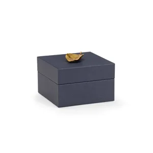Leaf Box - Navy