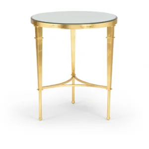 Round Regent Table-gold
