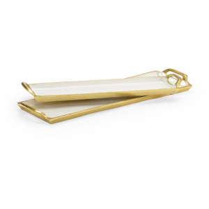 White Enamel Trays