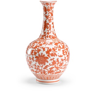 Pumpkin Long Neck Vase