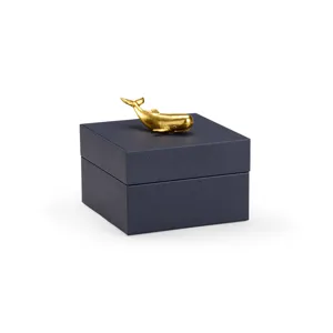 William Whale Box - Navy