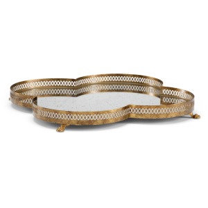 Tracery Mirrored Tray