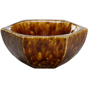 Tortoise Hexagonal Bowl - Ceramic