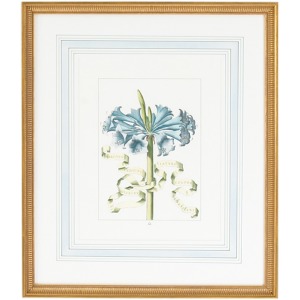 30-0043d Bl Floral W/ribbon-d