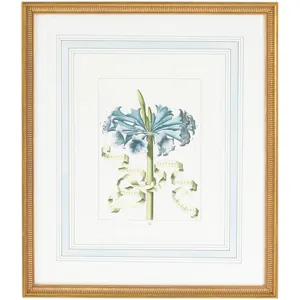 30-0043d Bl Floral W/ribbon-d