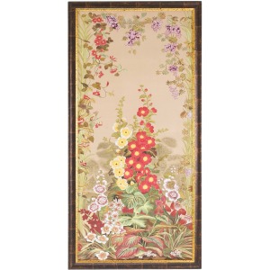 31-0028b Hollyhocks-b